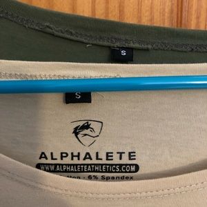 Alphalete scoop necks